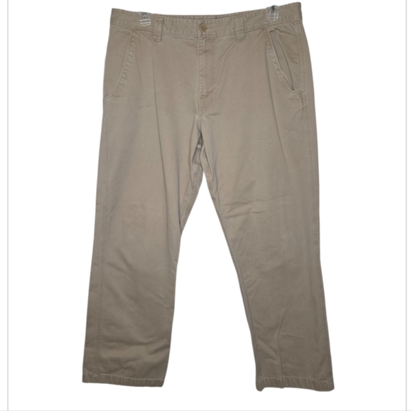 The North Face Men's Khaki Cotton Twill Rugged Pants Size 38 Inseam 31 - Picture 1 of 11